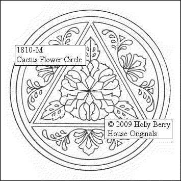 Cactus Flower Circle 1810-M